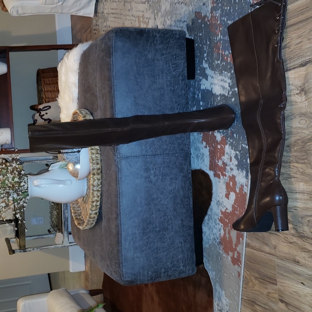 Fashion to Figure Chocolate Thigh High Boots